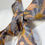 Thumbnail: Apricot Filigree In The Garden Silk Scarf