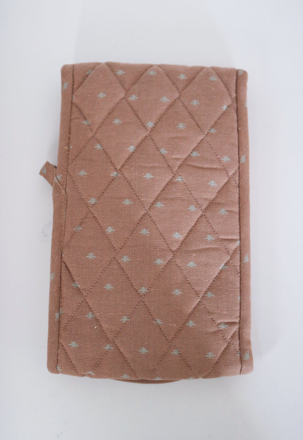 Thumbnail: Double Oven Glove in Clay+ Wild Bee