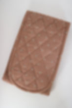 Thumbnail: Double Oven Glove in Clay+ Wild Bee