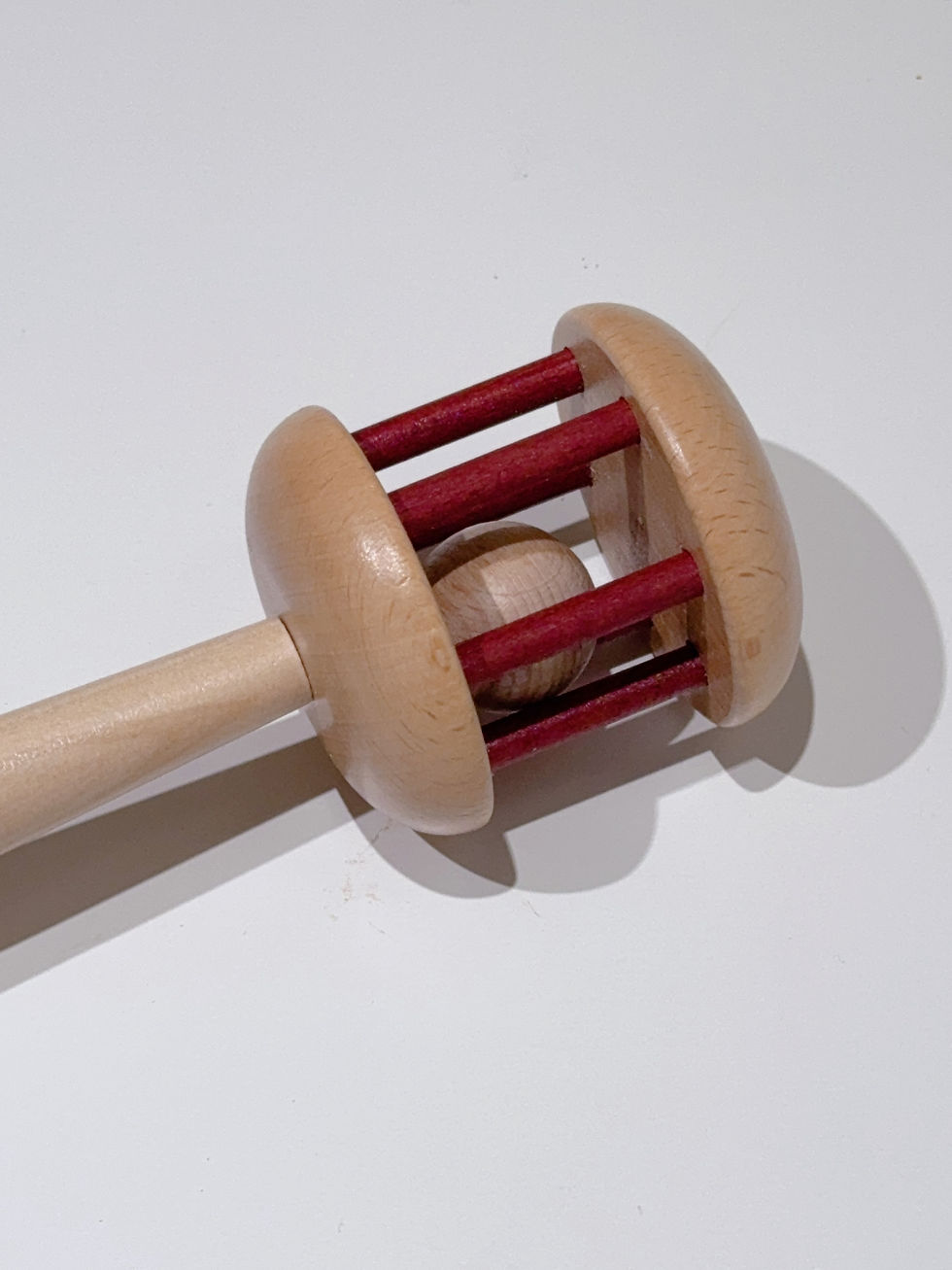Thumbnail: Wood Handle Baby Rattle