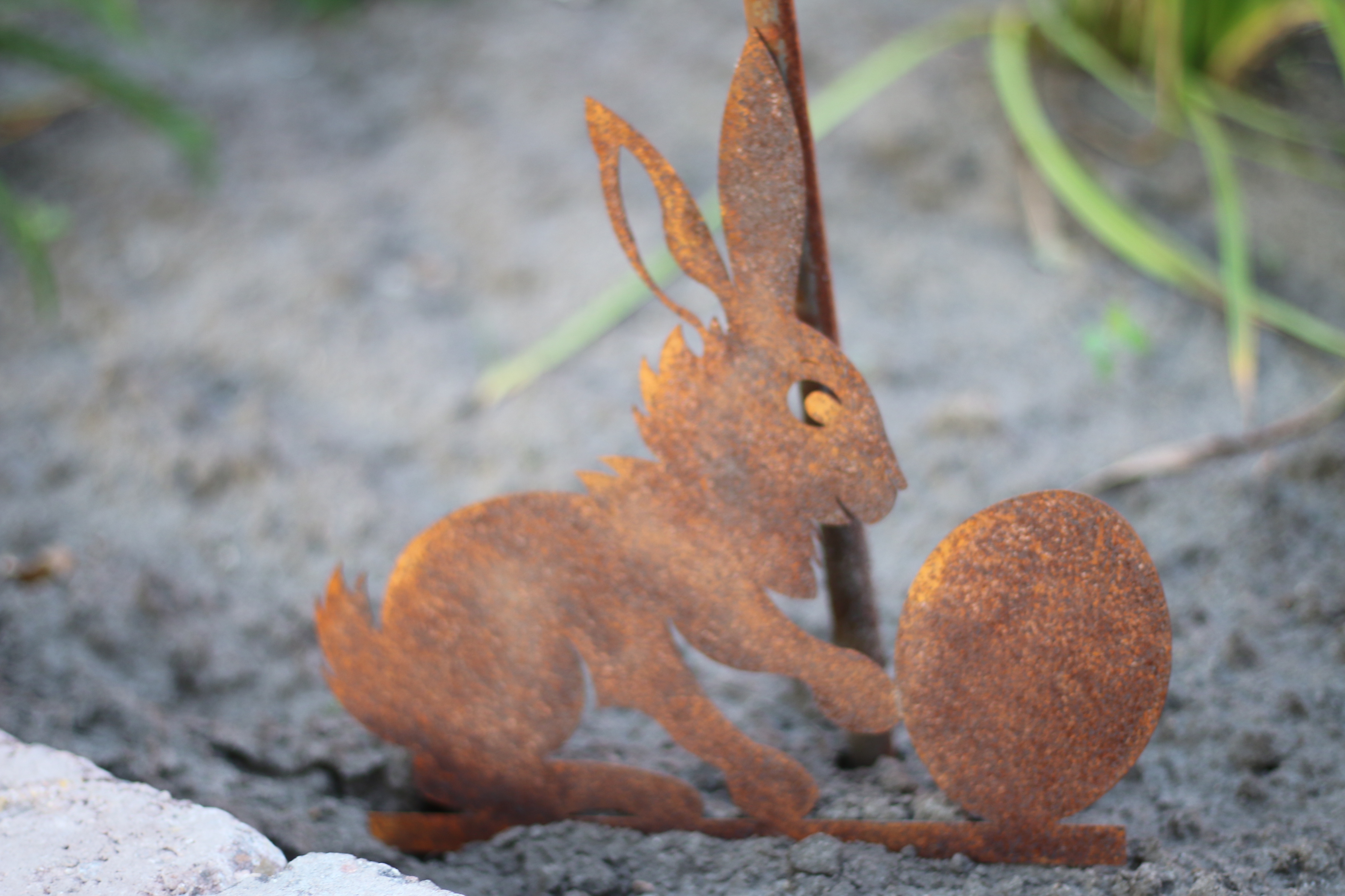 Gartenstecker Hase
