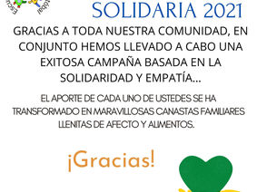 ¡Nuestra Campaña Solidaria 2021 fue todo un éxito!