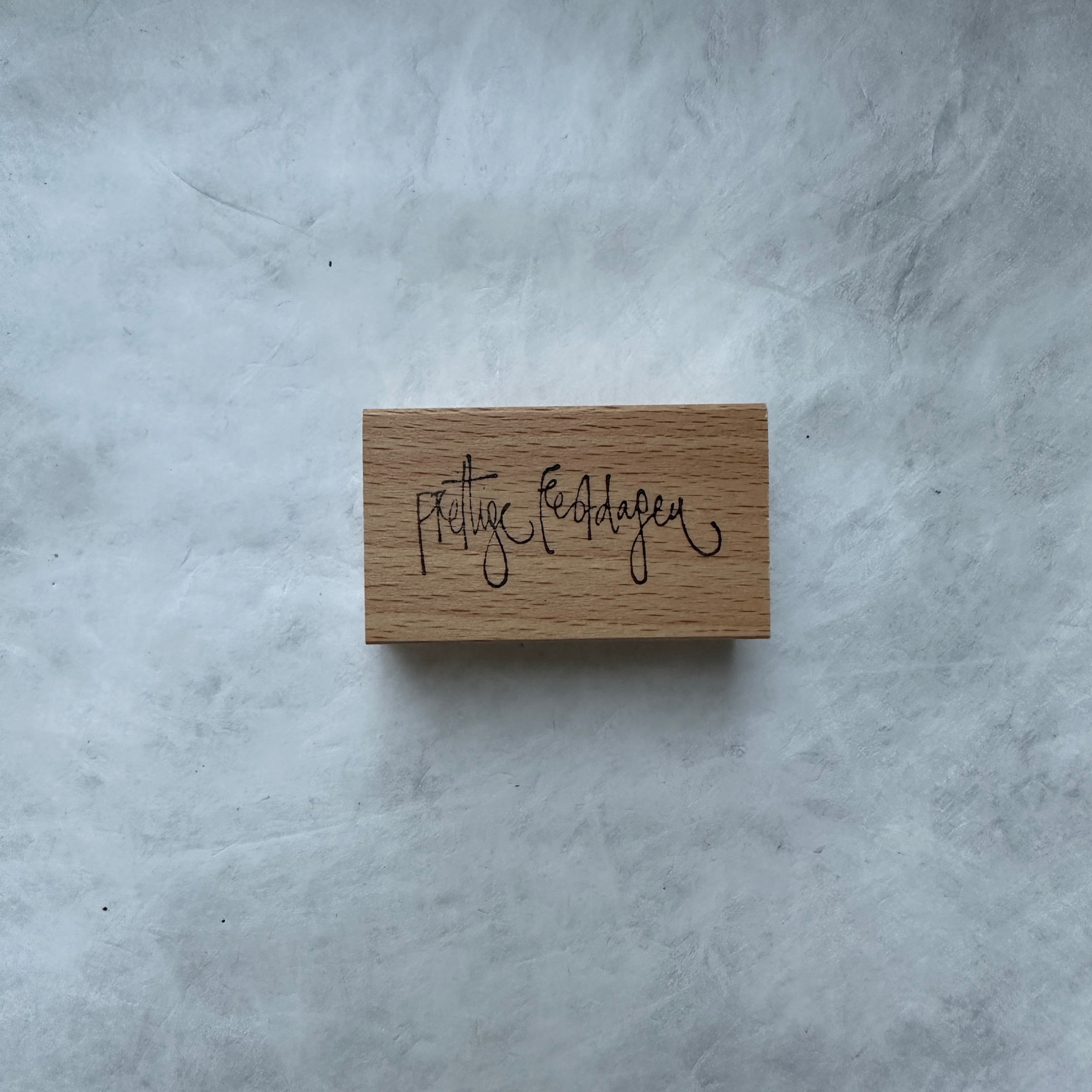 kerst . stempel 'prettige feestdagen'