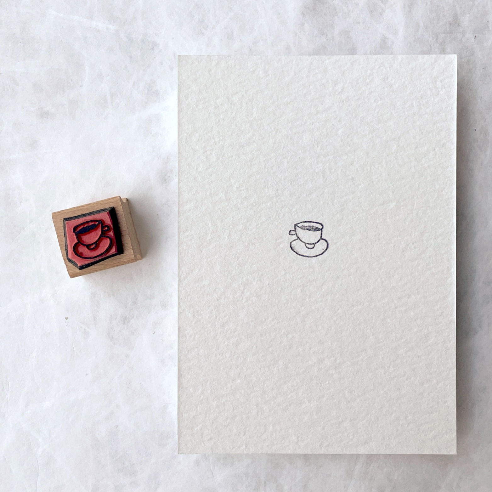 stempel 'kopje koffie'