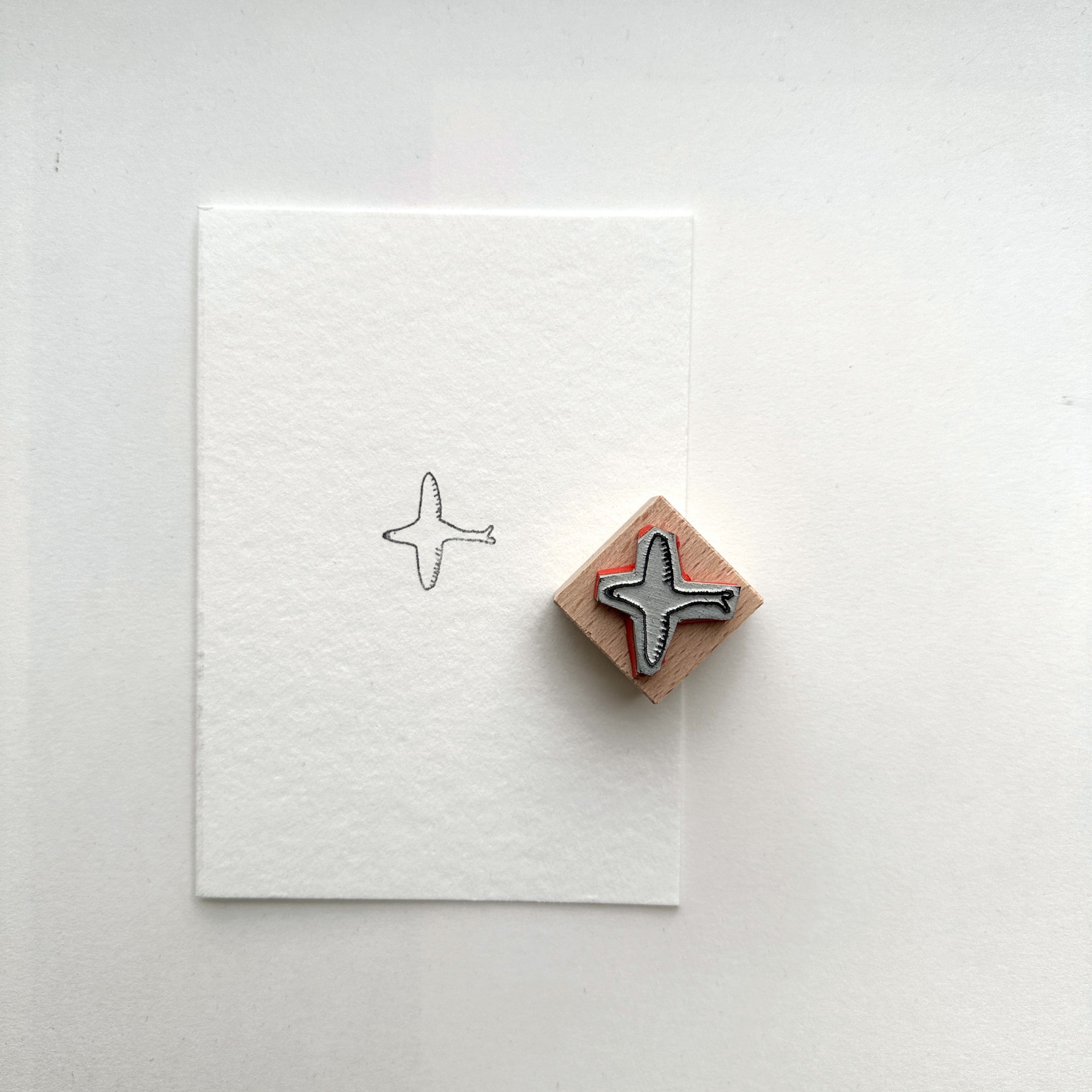 stempel vliegende vogel