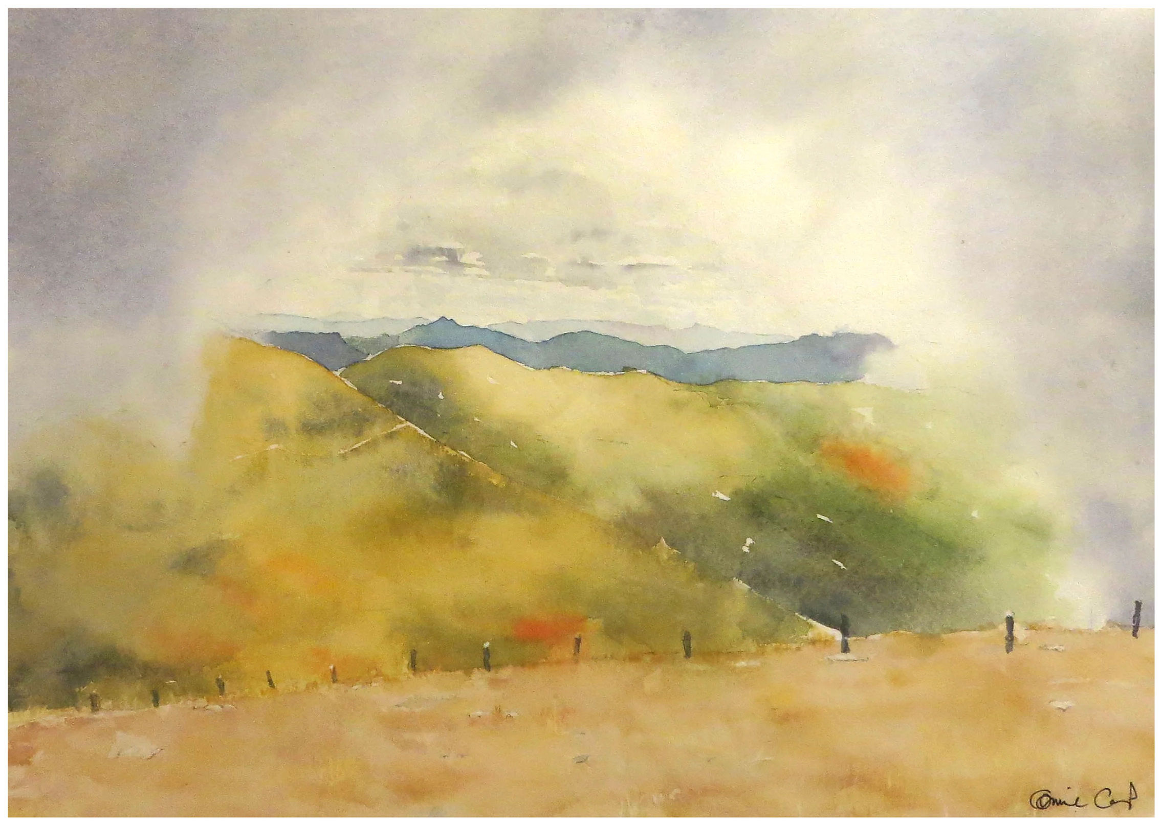 Fenêtre de brume sur la Servelle 32x22 cm