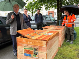 Des sites de compostage installés sur la commune.