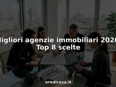 Agenti immobiliari italiani che incontrano i clienti per accompagnarli nella scelta della casa ideale.
