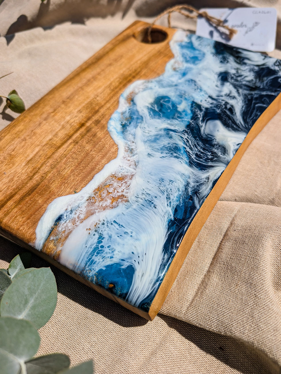 Thumbnail: Live Edge Camphor Board- Ocean