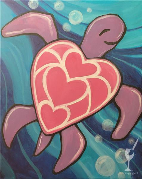 Mother's Day Turtle Paint Along
