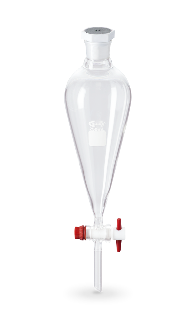 EMBUDO DE SEP. SQUIBB LLAVE PTFE TAPÓN PP