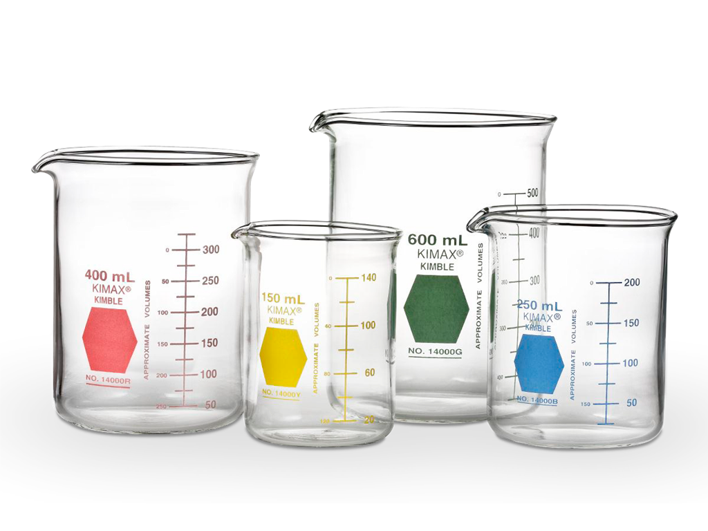 VASO DE PRECIPITADO FORMA BAJA(COLORES)