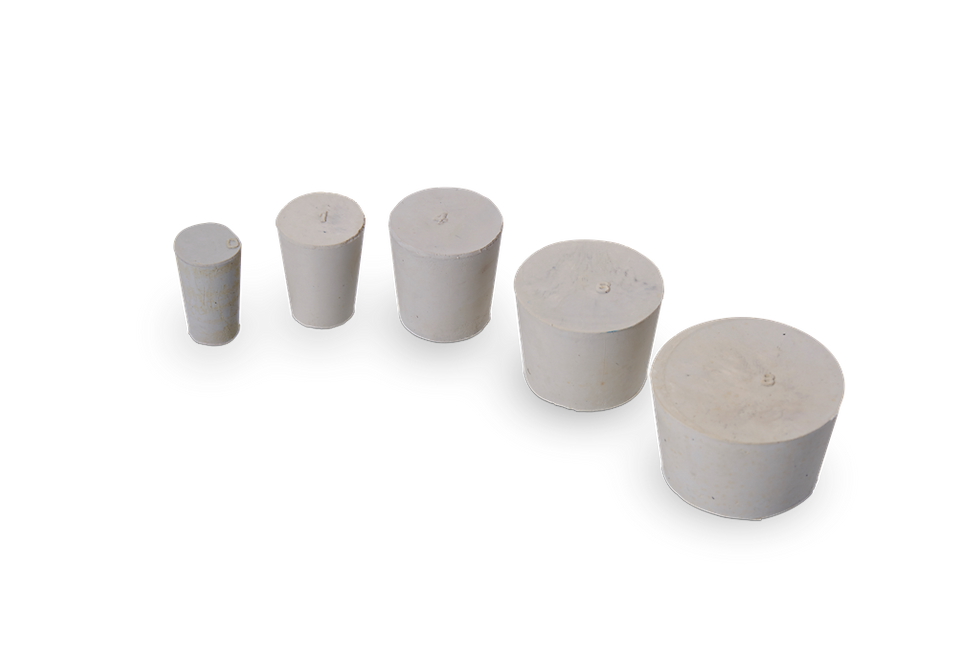 TAPÓN DE HULE SÓLIDO