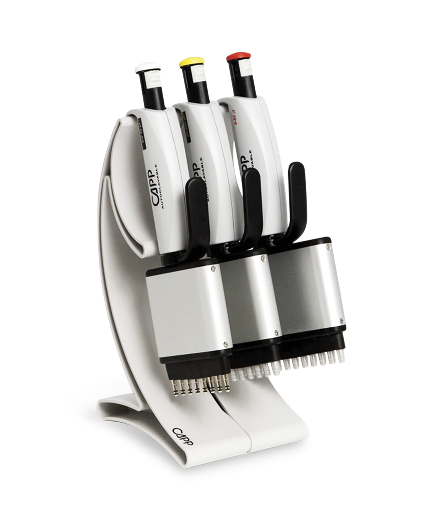 SOPORTE DE PLÁSTICO P/PIPETAS INCLINADO