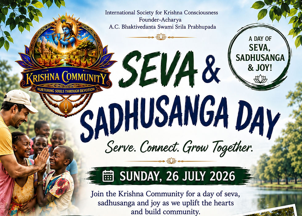 Seva & Sadhusanga Day