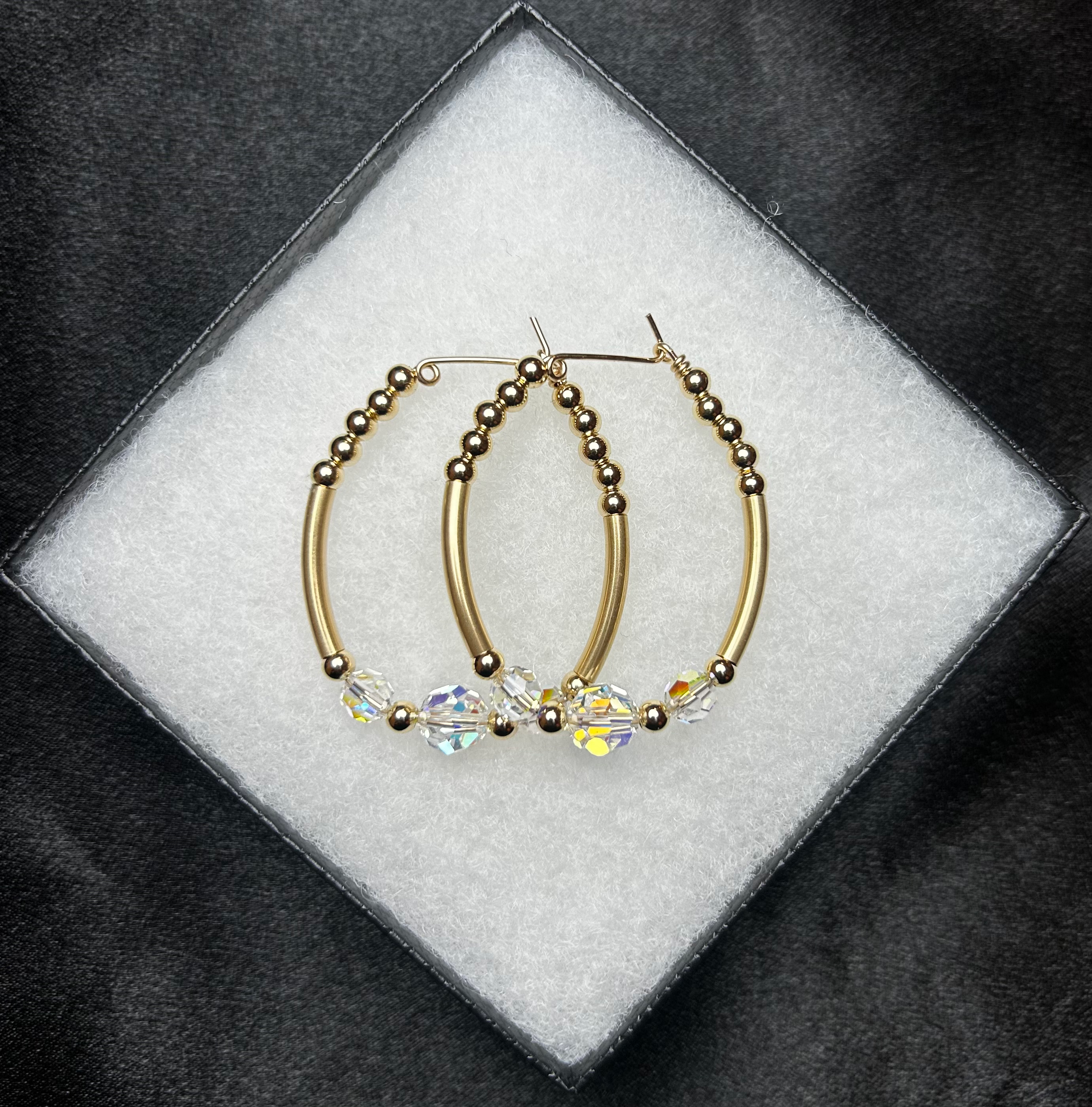 Mini Bangle hoop earrings 