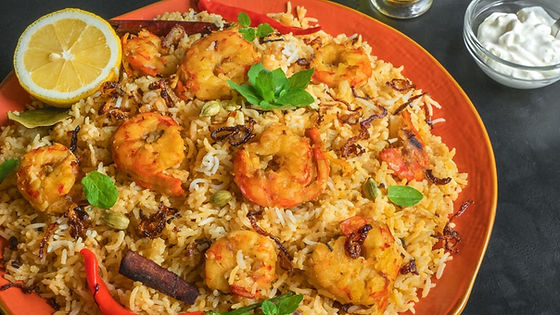 Shrimp Biryani
