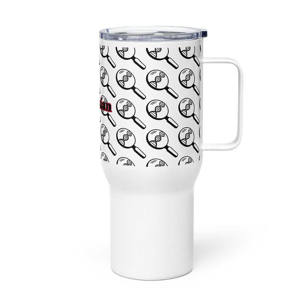 Thumbnail: Sherlock lovers Travel mug with a handle