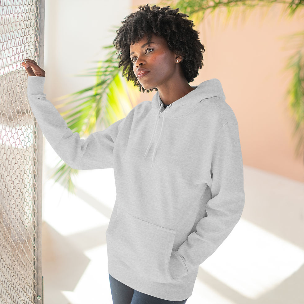 Thumbnail: "Mystical Guardian" Three-Panel Fleece Hoodie