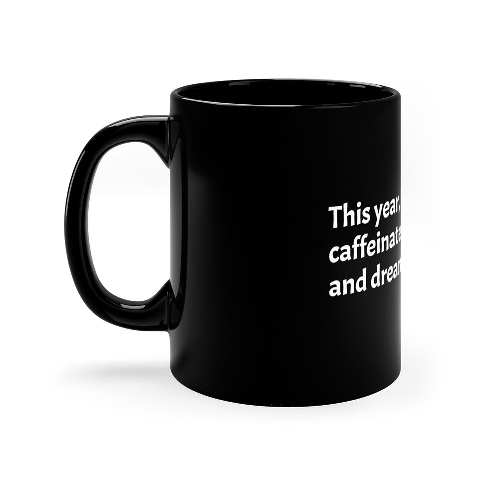 Thumbnail: New Years Fun quote 11oz Black Mug