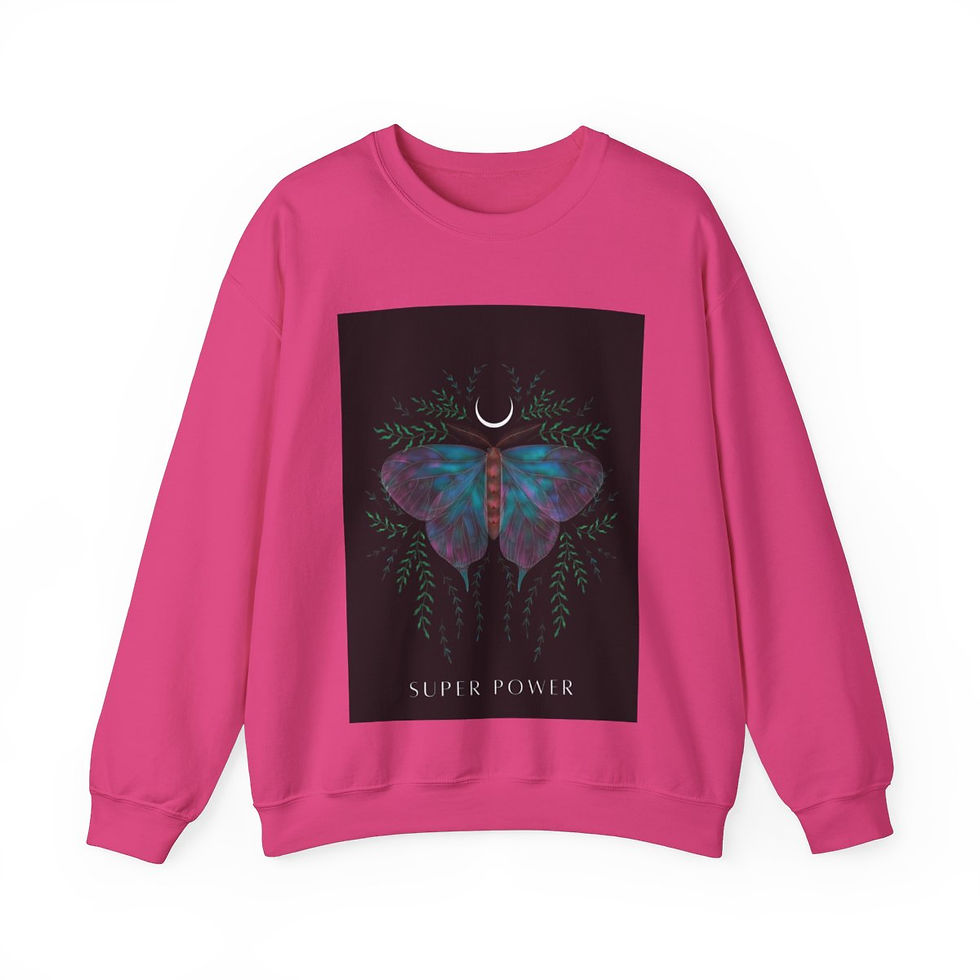 Thumbnail: Super power Unisex Heavy Blend™ Crewneck Sweatshirt