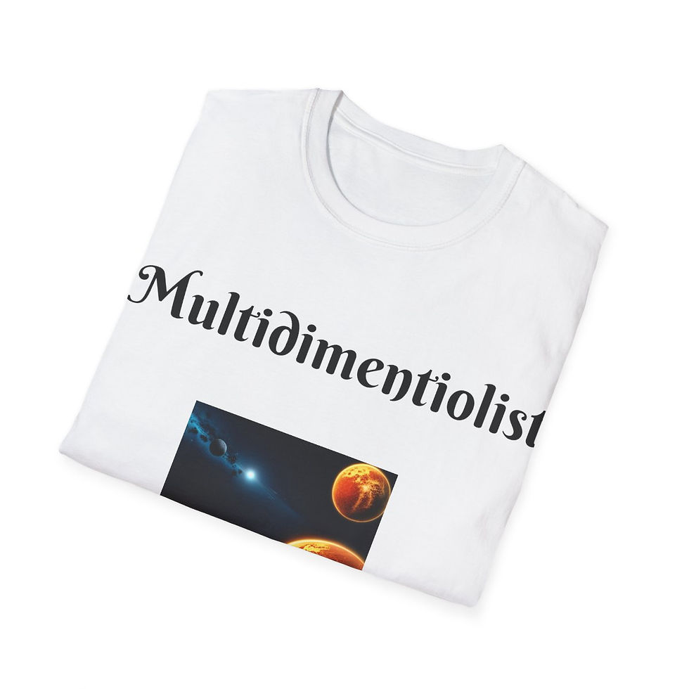 Thumbnail: Multidimentiolist Universe Unisex Soft style T-Shirt