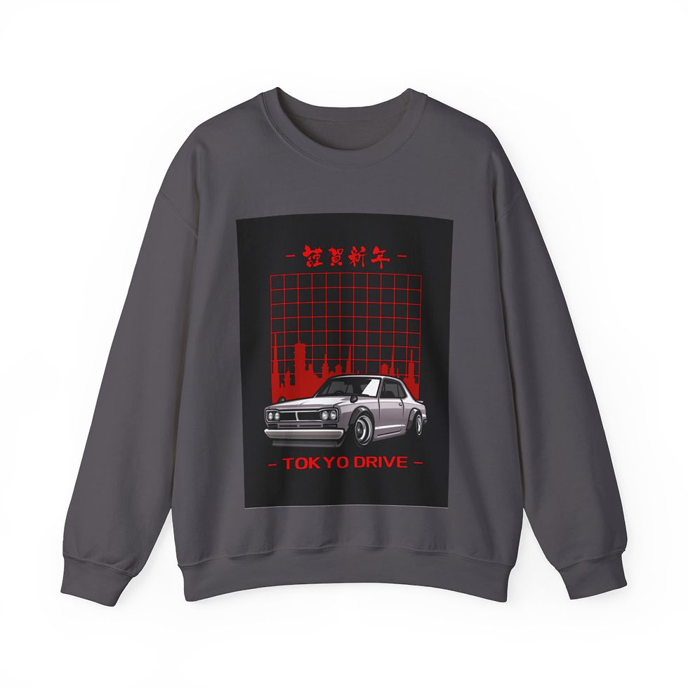 Thumbnail: Tokyo Drive Unisex Heavy Blend™ Crewneck Sweatshirt