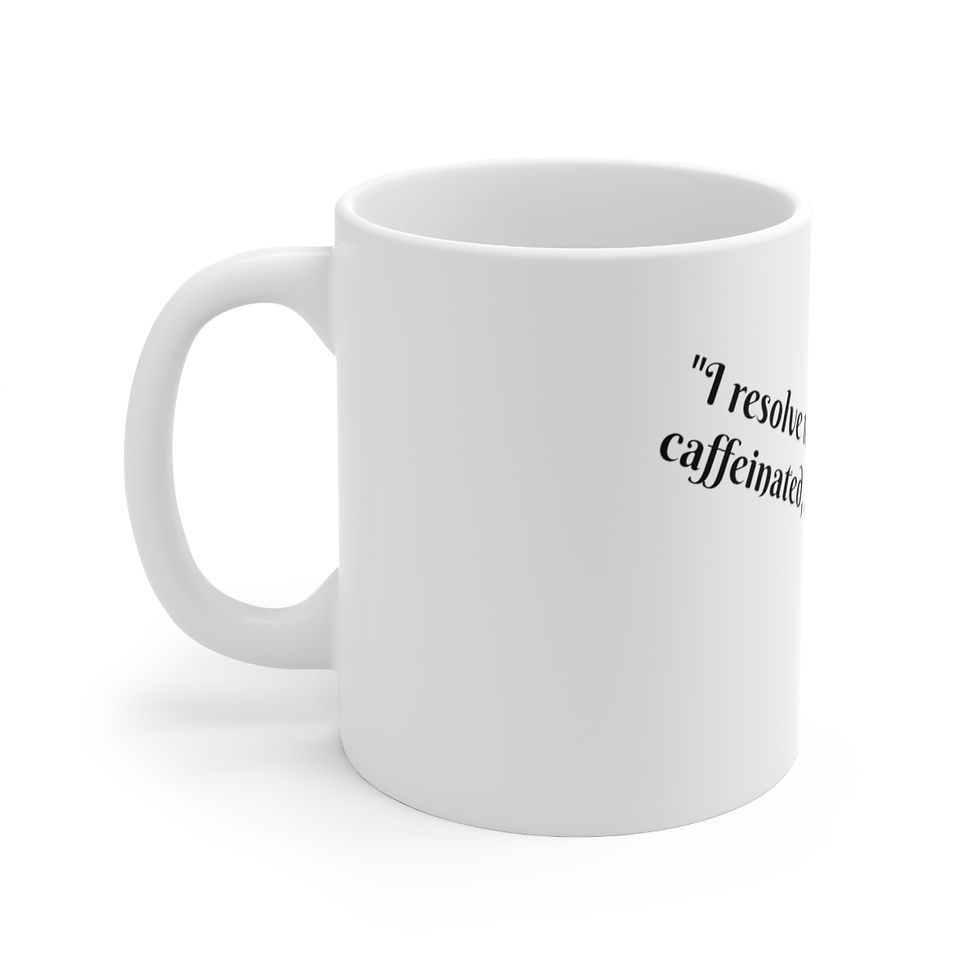 Thumbnail: New Years Fun quote ceramic Coffee Cups, 11oz, 15oz