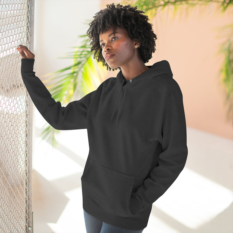 Thumbnail: "Mystical Guardian" Three-Panel Fleece Hoodie
