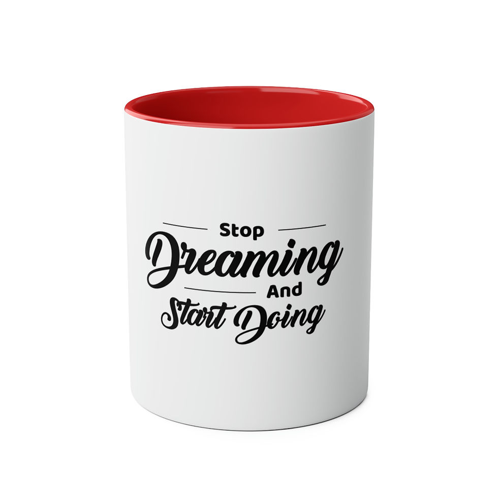 Thumbnail: Start Doing Two-Tone Coffee Mugs, 11oz