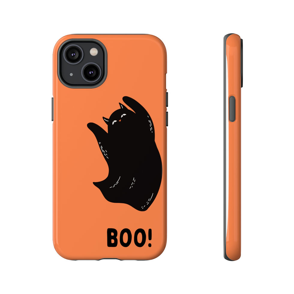 Thumbnail: Boo!! Black Kitty Tough Case