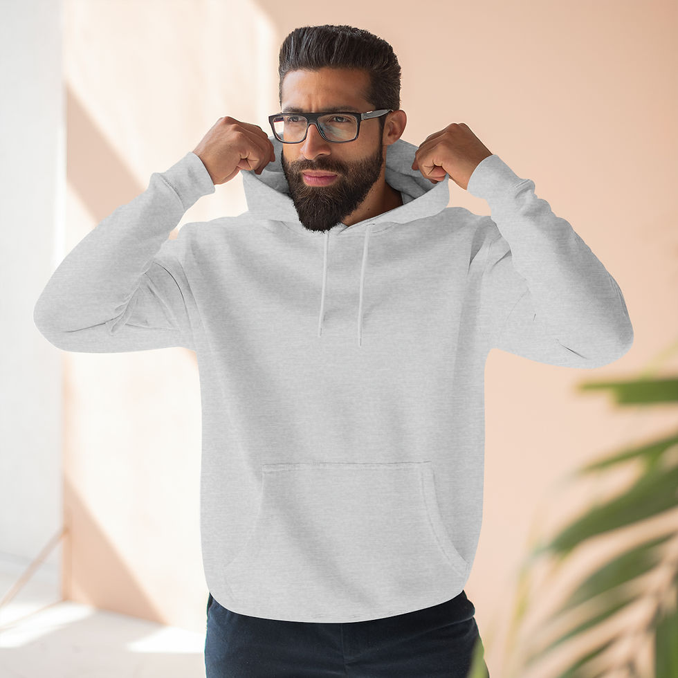 Thumbnail: "Wish you were here" Three-Panel Fleece Hoodie