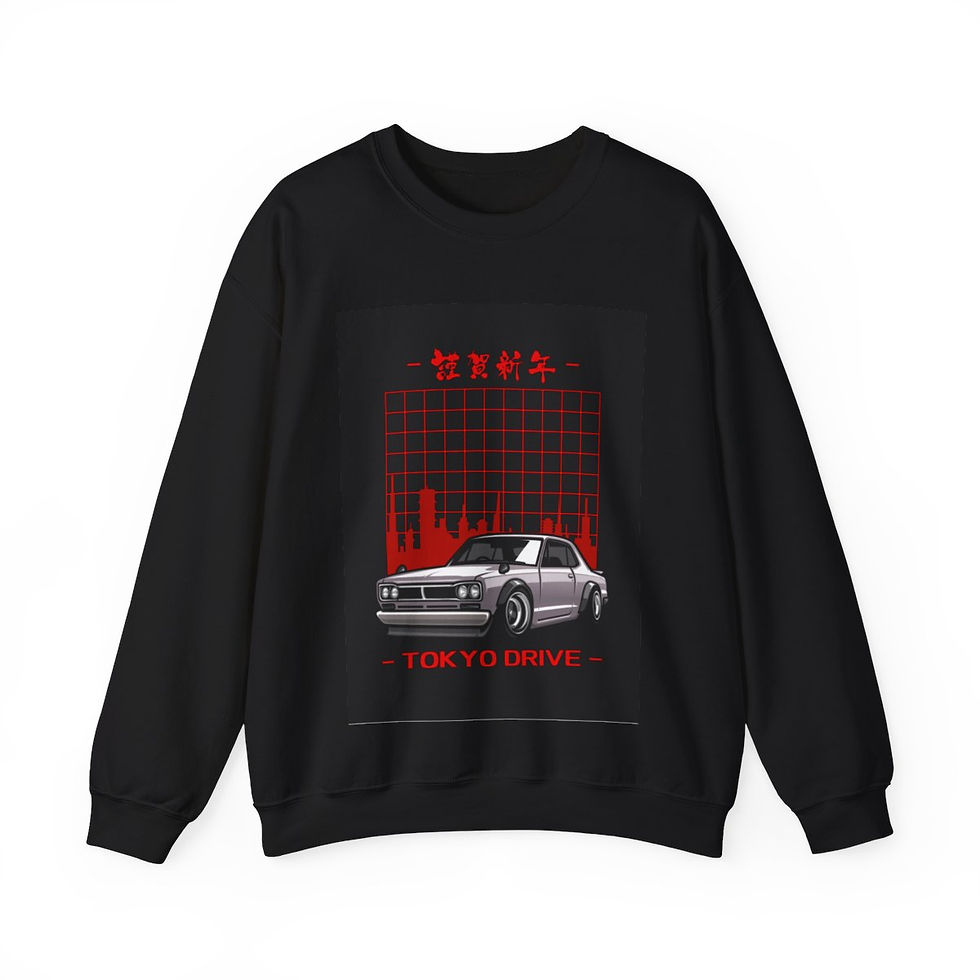 Thumbnail: Tokyo Drive Unisex Heavy Blend™ Crewneck Sweatshirt