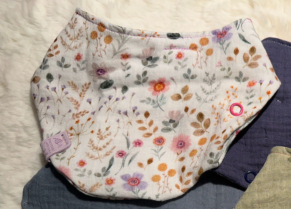Miniaturbild: M2 - Musselin - Kleine Blumen bunt
