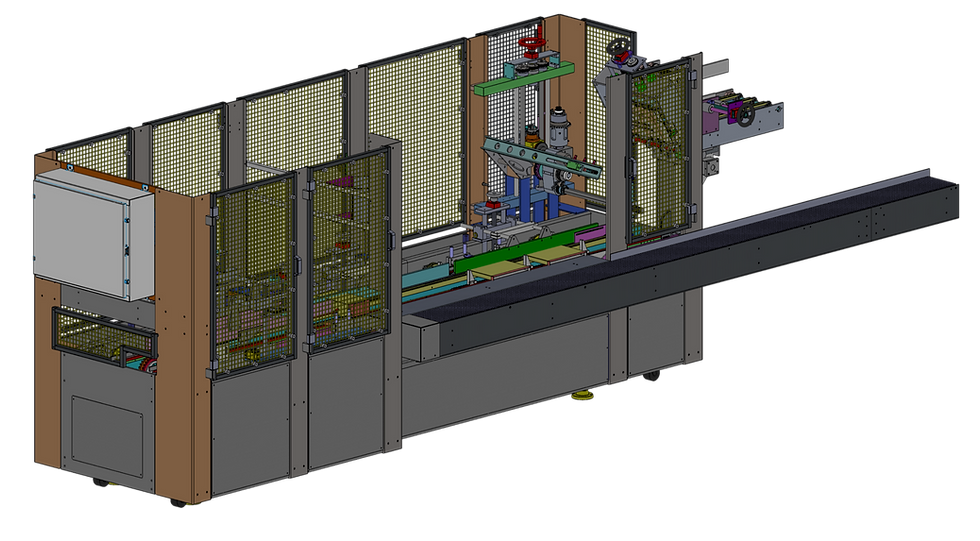 901-90 Horizontal Cartoner - Digital Render