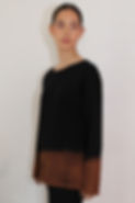 Thumbnail: Hand-dyed Black sweatshirt
