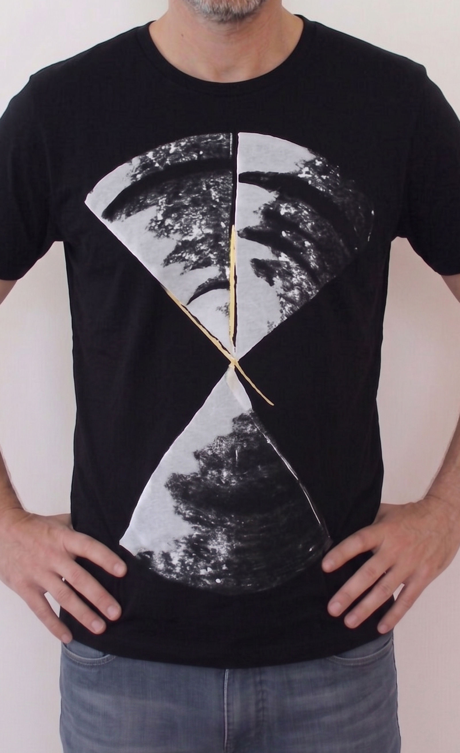 Woosh printed Black T-shirt