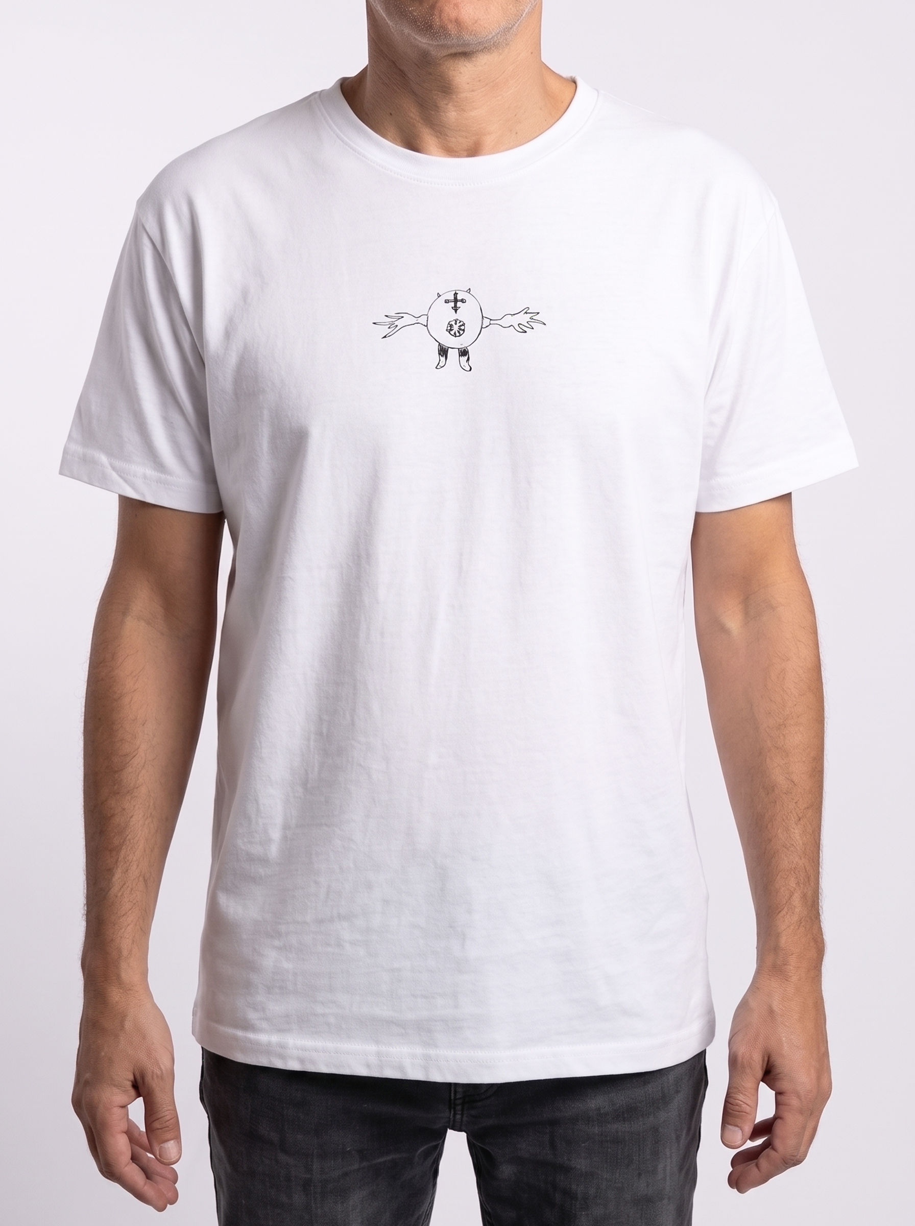 The creature White T