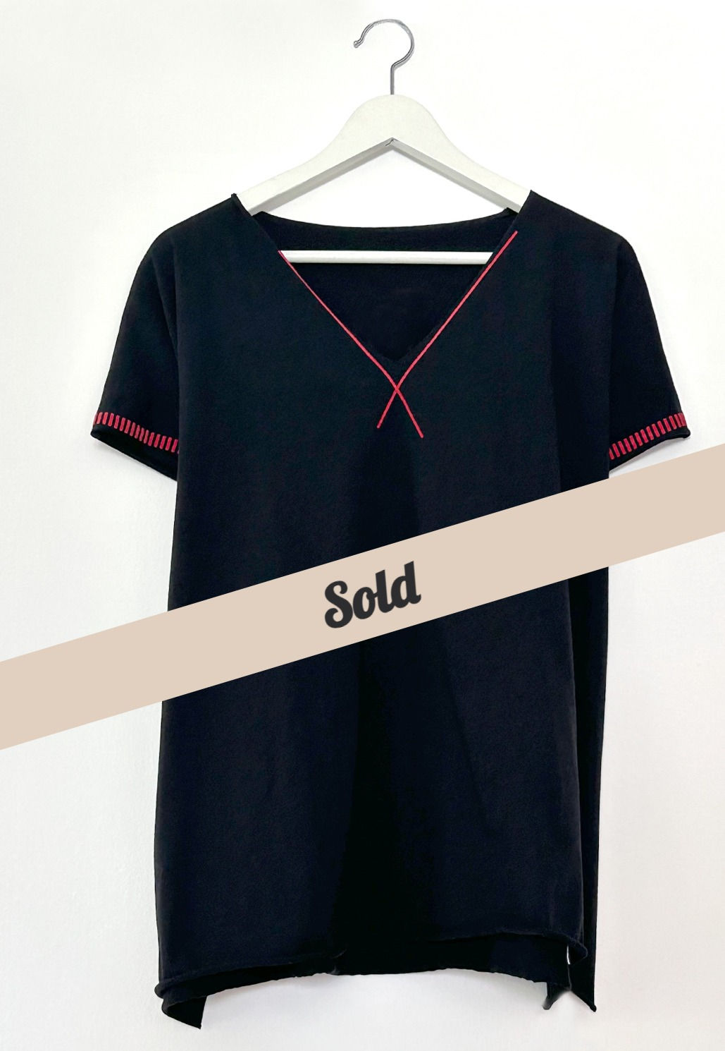 Kaftan style Black printed top