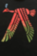 Thumbnail: Firebird printed Grey throw on