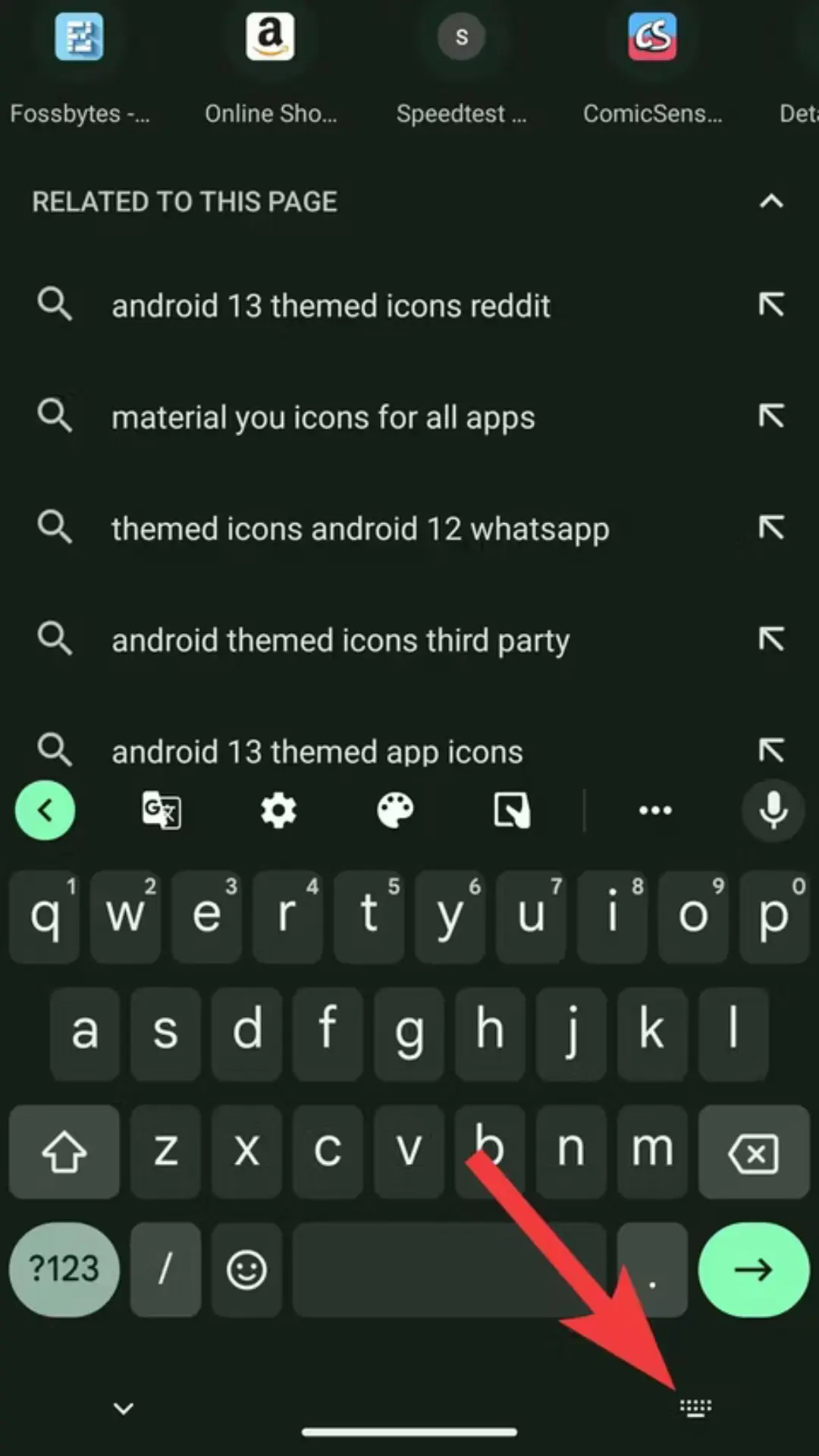 Keyboard Switching