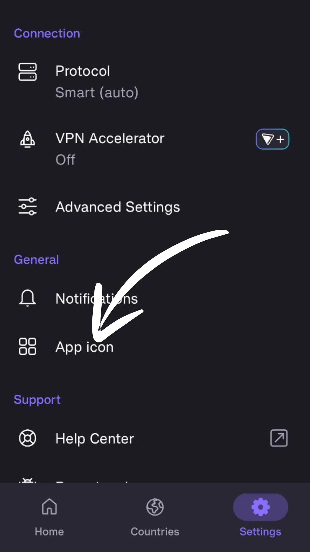 proton VPn Setting