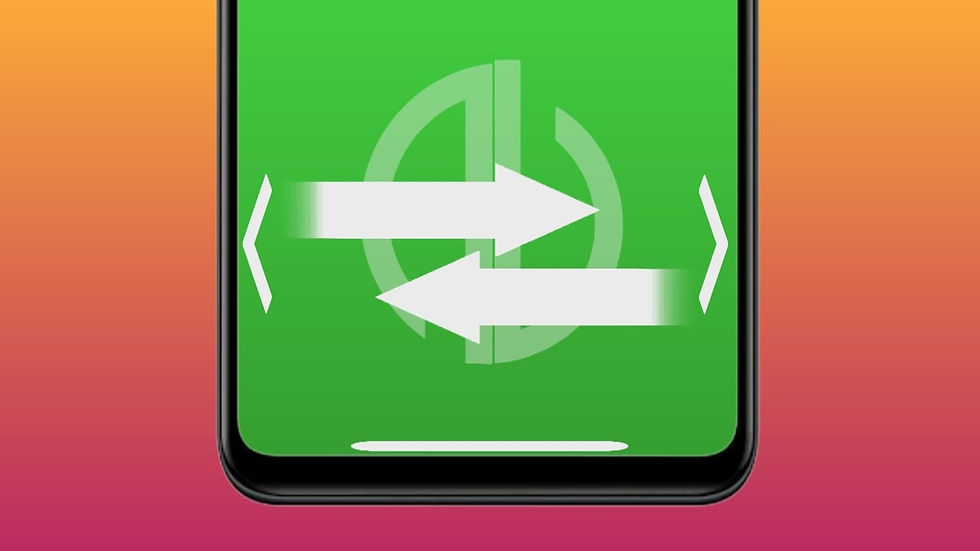 Gesture Navigation to Go Back