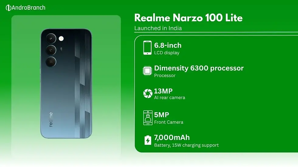 Realme Narzo 100 Lite