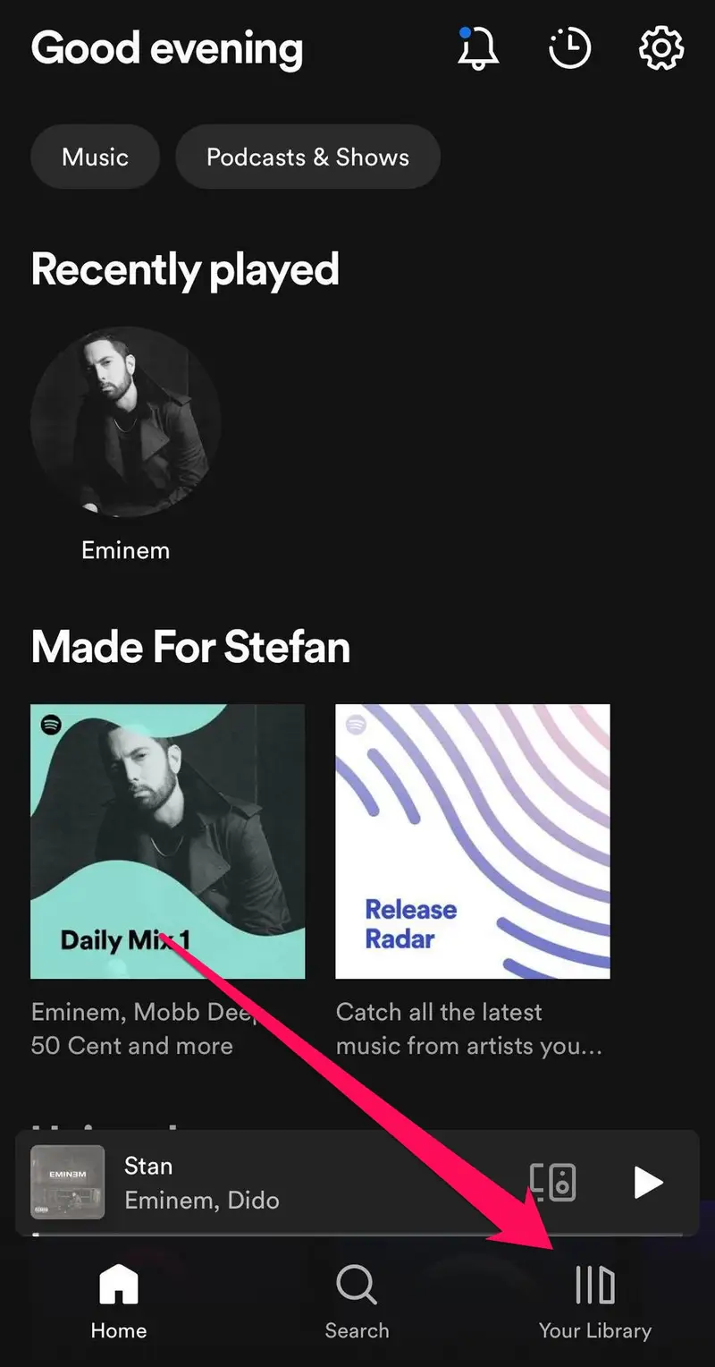Spotify Screenshot