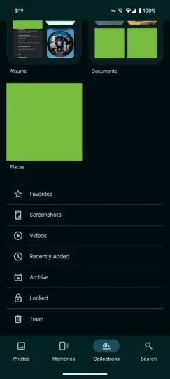 Google library in Google Photos