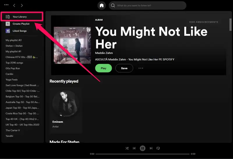 Spotify on PC