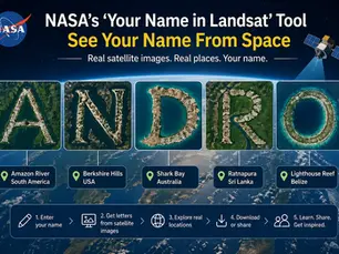 NASA Your Name in Landsat