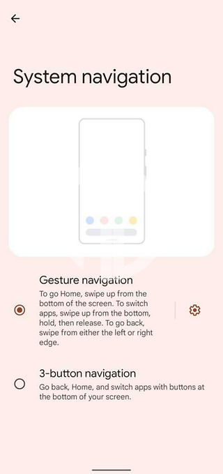 Gesture Navigation