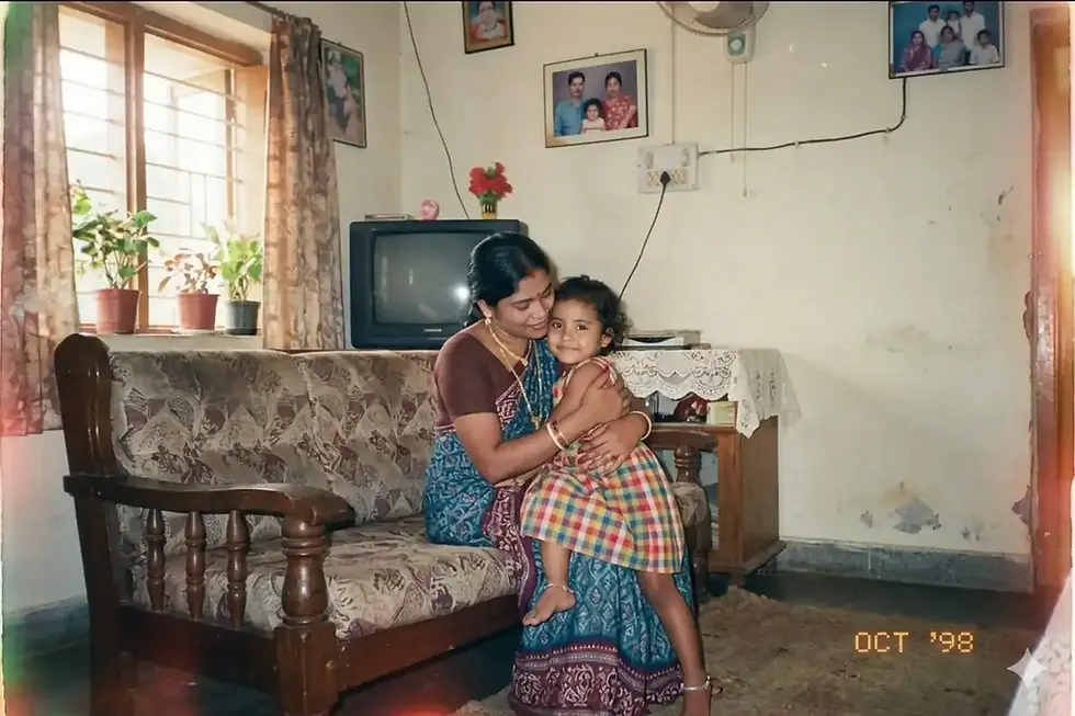 Old Indian Family Album Style